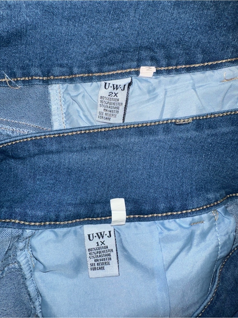 💛3 for $36💛 U.W.J. Medium Wash Skinny Jeans (sold through Fashion Nova) - Picture 4 of 4